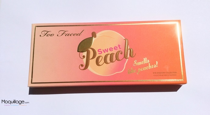La palette Sweet Peach de Too Faced