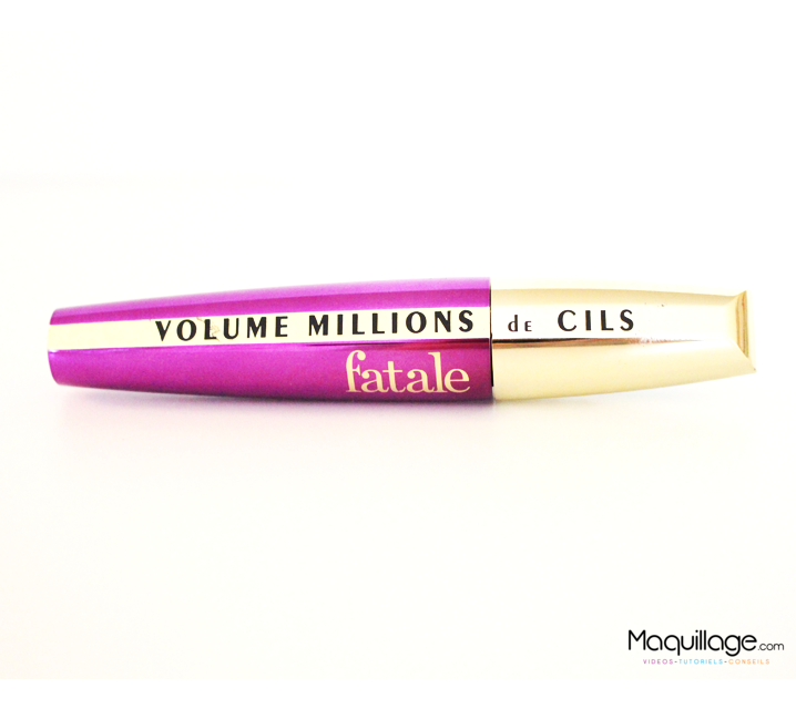 crash test mascara Volume Millions de Cils Fatale L'Oréal