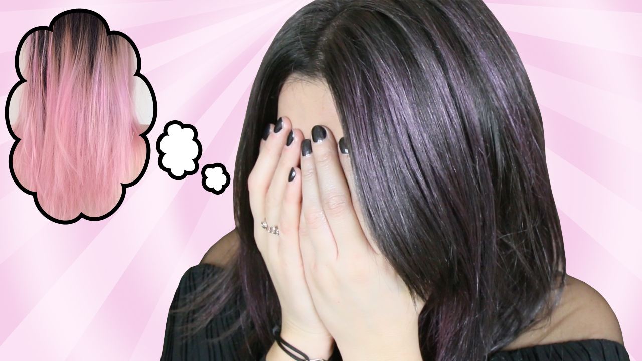 CHEVEUX ROSE PASTEL sans décoloration : Le test EN DIRECT