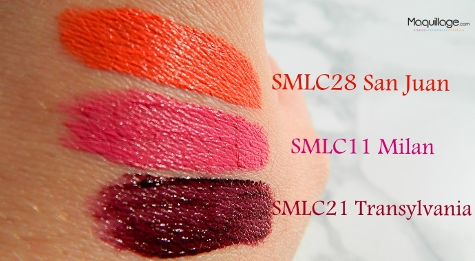 swatch Soft Matte Lipsticks de NYX