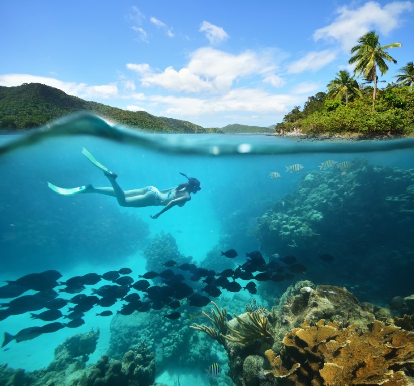 crème solaire danger océan corail