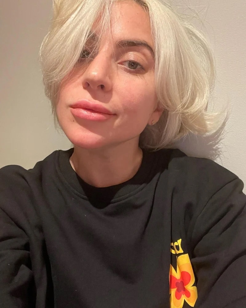 Un selfie de Lady Gaga sans maquillage