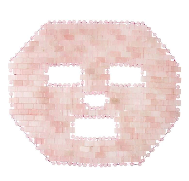 masque visage quartz rose